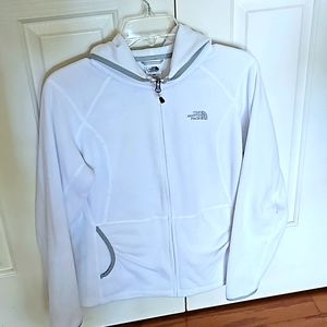 NORTH FACE Women's Large White w/Gray Trim